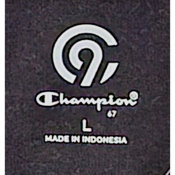 Champion C9 Men's L Full-Zip Hoodie Sweatshirt Jumper Grey Black Tech Fleece - Picture 2 of 5